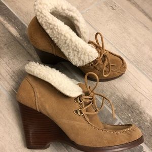 Michael Kors wedge booties